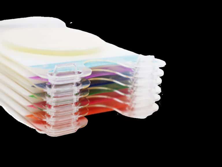 Stacked Peel Plate test media